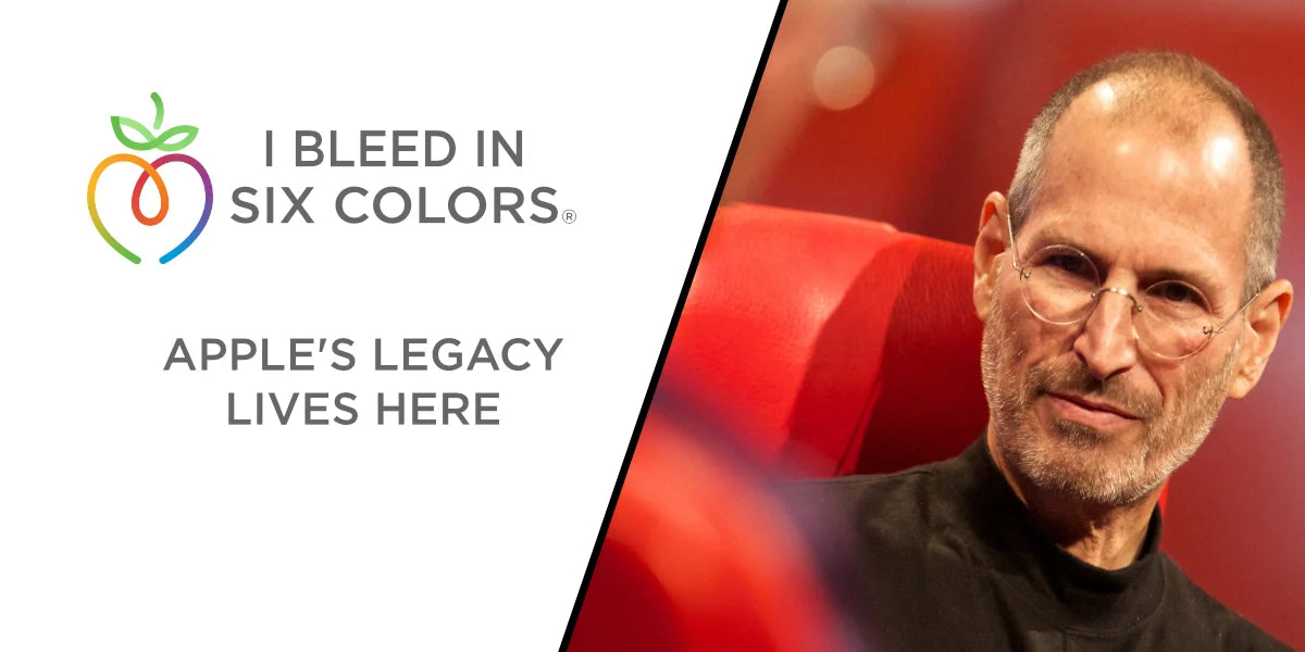 Load video: Steve Jobs explains the meaning of &quot;I Bleed in Six Colors.&quot;